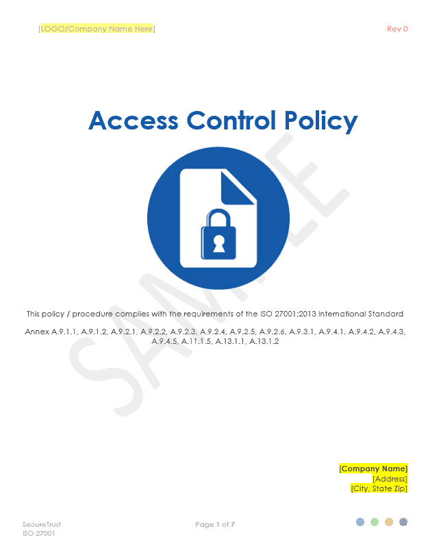 Access control policy