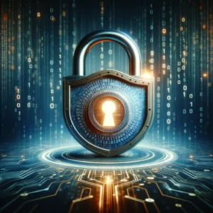 Secure lock symbolizing data protection