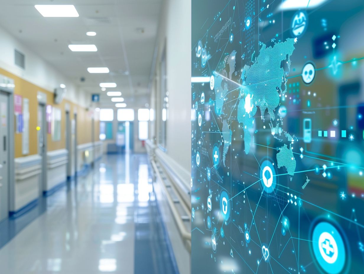 What is network security and why is it important in hospitals and clinics?